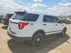 2018 Ford Explorer Police Interceptor Белый vin: 1FM5K8AR1JGC49603