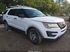 2016 Ford Utility Police Interceptor   White vin: 1FM5K8AR4GGA08224