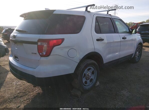 1FM5K8AR4GGA08224 2016 FORD UTILITY POLICE INTERCEPTOR White Задня права чверть