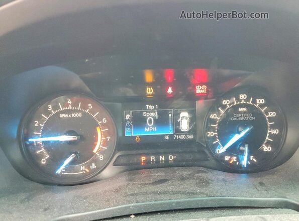 1FM5K8AR4HGA37028 2017 FORD EXPLORER Two Tone Vista del cuadro de instrumentos