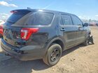 2017 Ford Explorer Police Interceptor Black vin: 1FM5K8AR4HGC48391