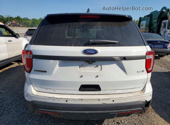 1FM5K8AR5JGA44138 2018 FORD EXPLORER Белый Вид сзади