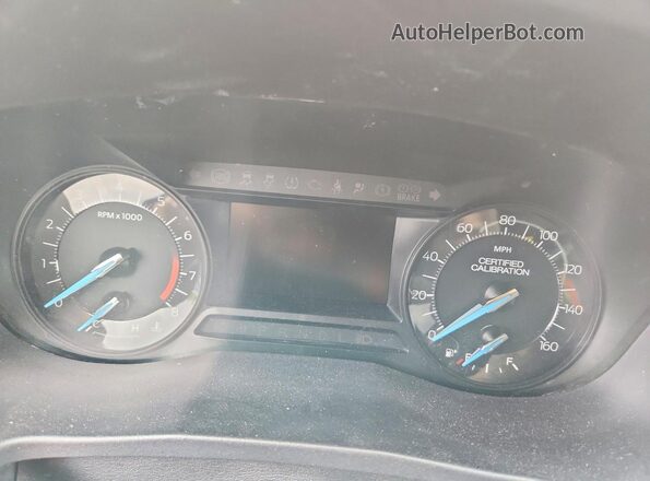1FM5K8AR5JGA46326 2018 FORD FORD EXPLORER Белый Вид щитка приборов