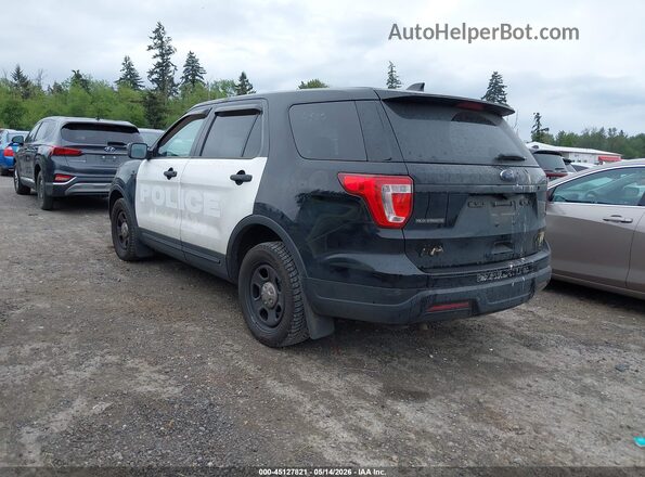 1FM5K8AR5JGA84784 2018 FORD POLICE INTERCEPTOR Black Trasero izquierdo