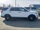 2018 Ford Police Interceptor Utility   White vin: 1FM5K8AR5JGC56652