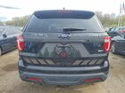 2018 Ford Explorer Police Interceptor Двухцветный vin: 1FM5K8AR5JGC75752