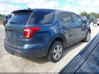 2019 Ford Police Interceptor Utility   Blue vin: 1FM5K8AR5KGA78808