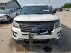 2016 Ford Explorer Police Interceptor Белый vin: 1FM5K8AR3GGA19375