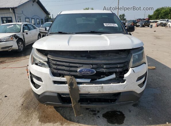 1FM5K8AR3GGA19375 2016 FORD EXPLORER Белый Вид спереди