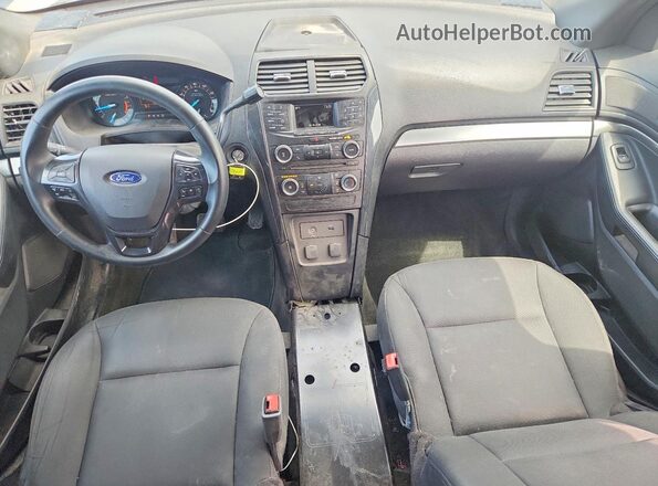1FM5K8AR7HGD25612 2017 FORD EXPLORER Black Dashboard view