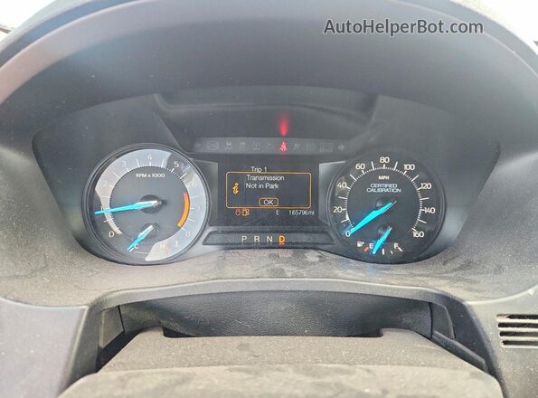 1FM5K8AR7HGD25612 2017 FORD EXPLORER Black Instrument cluster view