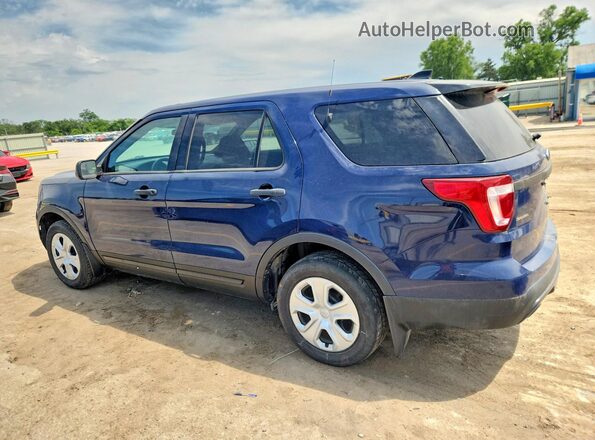 1FM5K8AR7HGD25612 2017 FORD EXPLORER Black Rear left