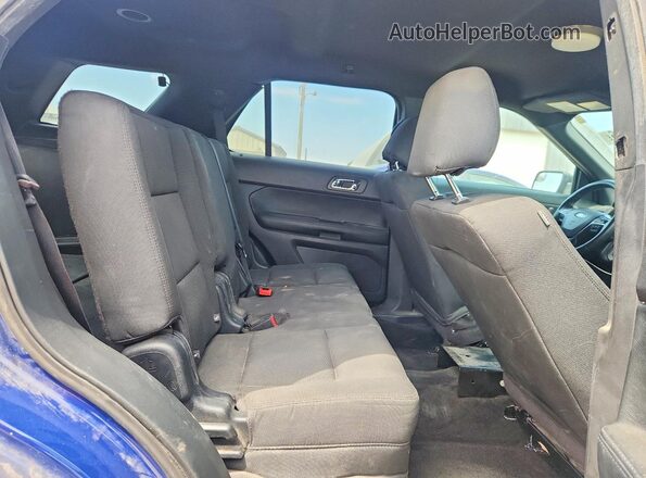 1FM5K8AR7HGD25612 2017 FORD EXPLORER Black Rear seats view