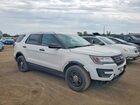 2017 Ford Explorer Police Interceptor White vin: 1FM5K8AR7HGD57573