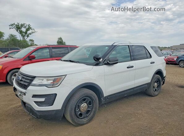 1FM5K8AR7HGD57573 2017 FORD EXPLORER White Передня ліва чверть