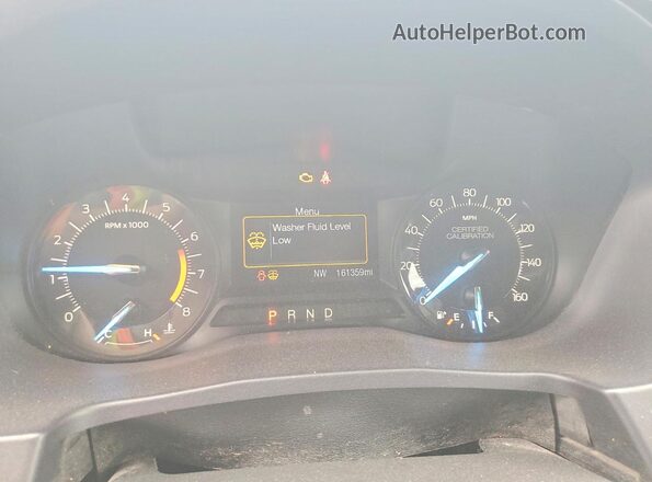 1FM5K8AR7HGD57573 2017 FORD EXPLORER White Вид щитка приладів