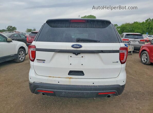 1FM5K8AR7HGD57573 2017 FORD EXPLORER White Вид ззаду