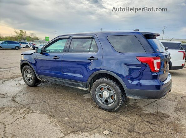 1FM5K8AR9GGA28727 2016 FORD FORD EXPLORER Синий Задняя левая четверть