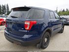 2016 Ford Utility Police Interceptor   Синий vin: 1FM5K8AR9GGC08449