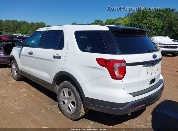 1FM5K8AR9KGA28736 2019 FORD POLICE INTERCEPTOR Белый Задняя левая четверть