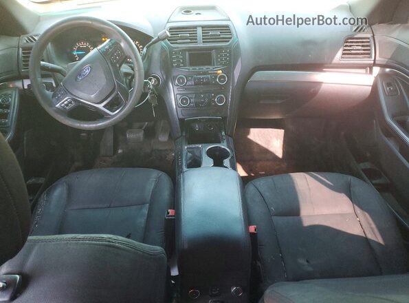 1FM5K8ARXHGA37129 2017 FORD EXPLORER White Widok deski rozdzielczej