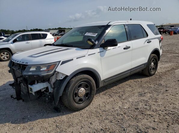 1FM5K8AT0JGA57892 2018 FORD EXPLORER White წინა მარცხენა ხედი სამი მეოთხედიდან