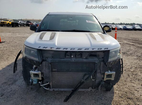 1FM5K8AT0JGA57892 2018 FORD EXPLORER White წინა ხედი