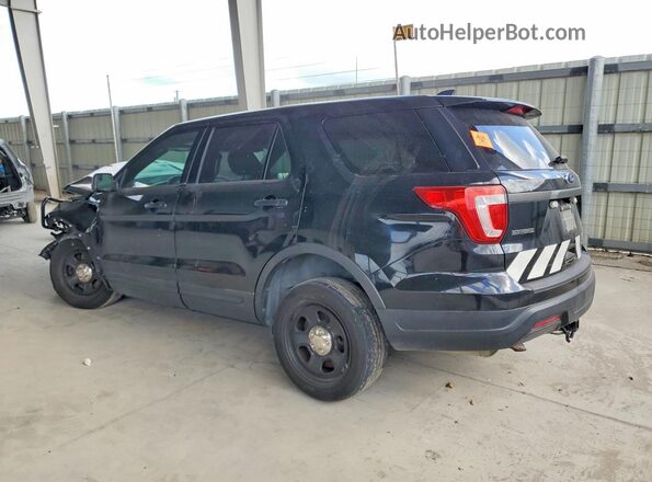 1FM5K8AT3JGA36938 2018 FORD EXPLORER Черный Задняя левая четверть