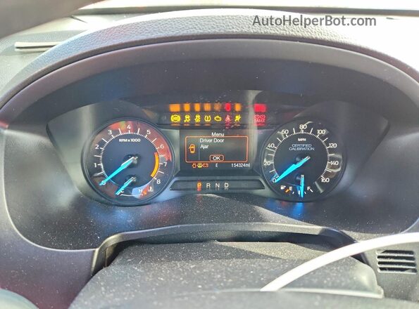 1FM5K8AT3JGA36938 2018 FORD EXPLORER Черный Вид щитка приборов
