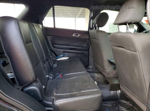 1FM5K8AT3JGA36938 2018 FORD EXPLORER Черный Вид задней части салона