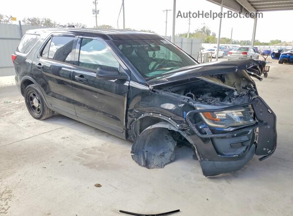 1FM5K8AT3JGA36938 2018 FORD EXPLORER Черный Передняя правая четверть