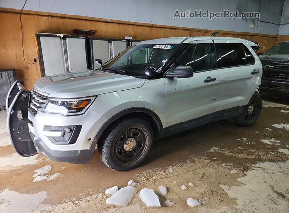 1FM5K8AT7GGA46882 2016 FORD EXPLORER Серебряный Передняя левая четверть