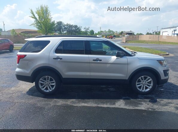 1FM5K8B81HGA71529 2017 FORD EXPLORER Серебряный Вид щитка приборов