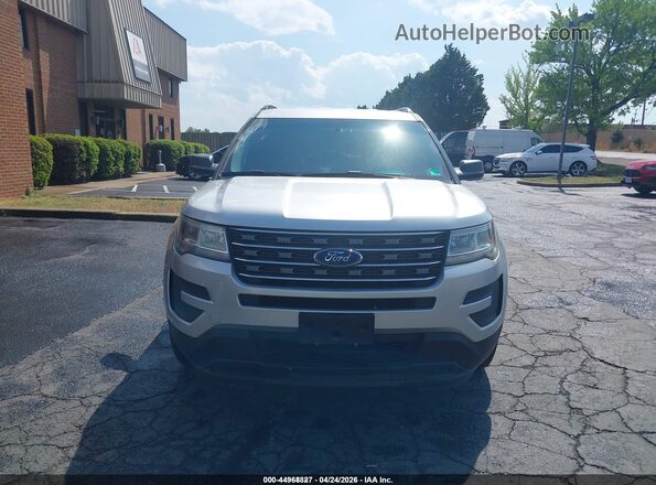 1FM5K8B81HGA71529 2017 FORD EXPLORER Серебряный Вид панели приборов