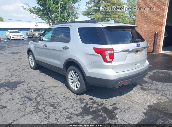 1FM5K8B81HGA71529 2017 FORD EXPLORER Серебряный Задняя левая четверть