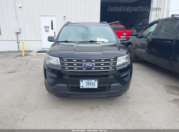 1FM5K8B81HGD23067 2017 FORD EXPLORER Черный Вид щитка приборов