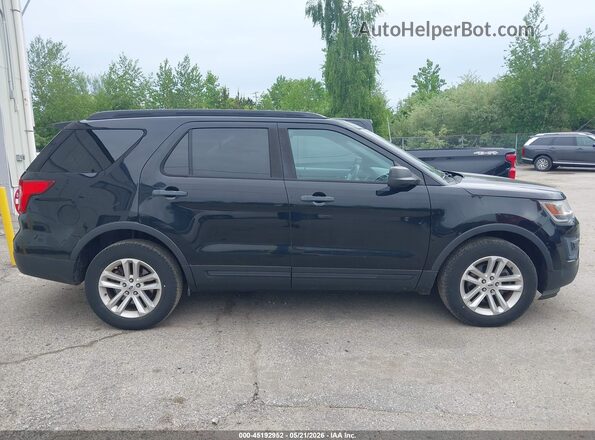 1FM5K8B81HGD23067 2017 FORD EXPLORER Черный Вид задней части салона