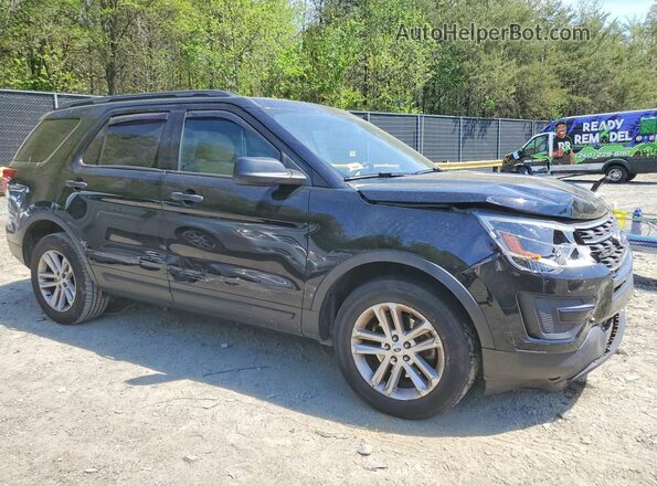 1FM5K8B81HGD79851 2017 FORD EXPLORER Black წინა მარჯვენა