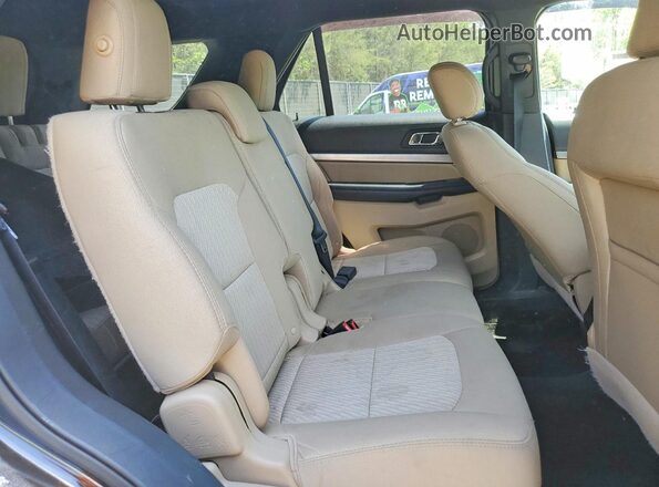 1FM5K8B81HGD79851 2017 FORD EXPLORER Black უკანა სალონის ხედი