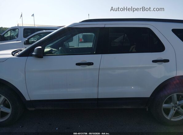 1FM5K8B81JGC45461 2018 FORD EXPLORER Белый Панорамный вид салона 360°