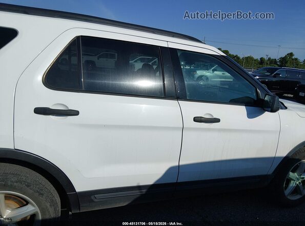 1FM5K8B81JGC45461 2018 FORD EXPLORER Белый Вид задней части салона