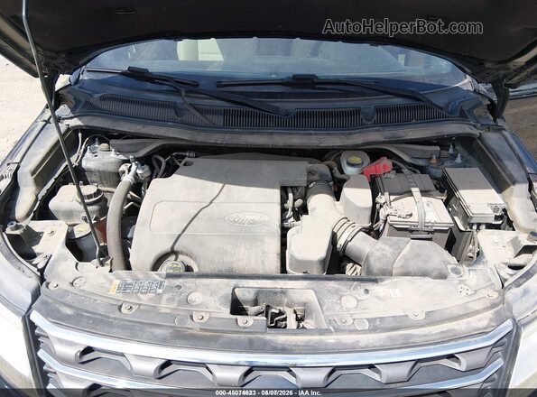 1FM5K8B83HGD25368 2017 FORD EXPLORER Черный Вид сзади