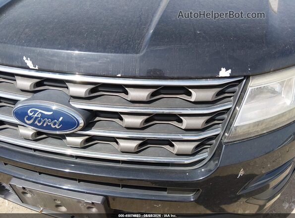 1FM5K8B83HGD25368 2017 FORD EXPLORER Черный Вид задней части салона