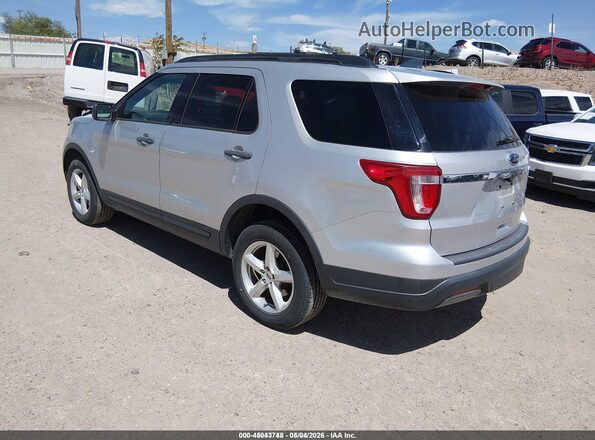 1FM5K8B84JGC45390 2018 FORD EXPLORER Серебряный Задняя левая четверть