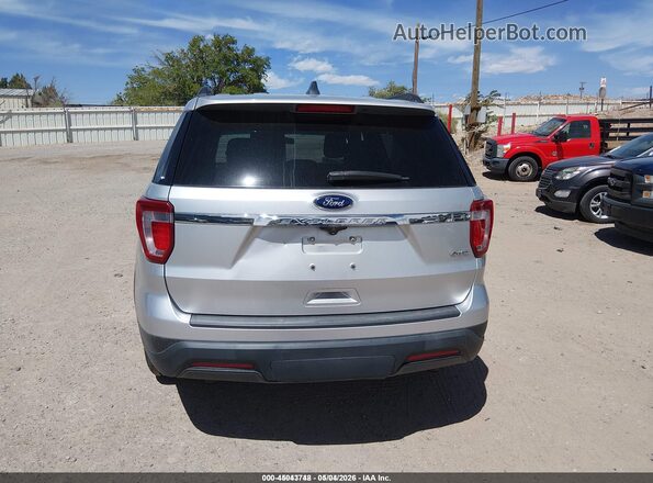 1FM5K8B84JGC45390 2018 FORD EXPLORER Серебряный 