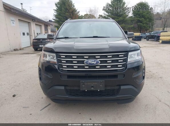 1FM5K8B85HGC91918 2017 FORD EXPLORER Черный Вид щитка приборов