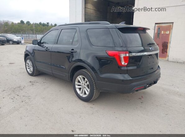 1FM5K8B85HGC91918 2017 FORD EXPLORER Черный Задняя левая четверть