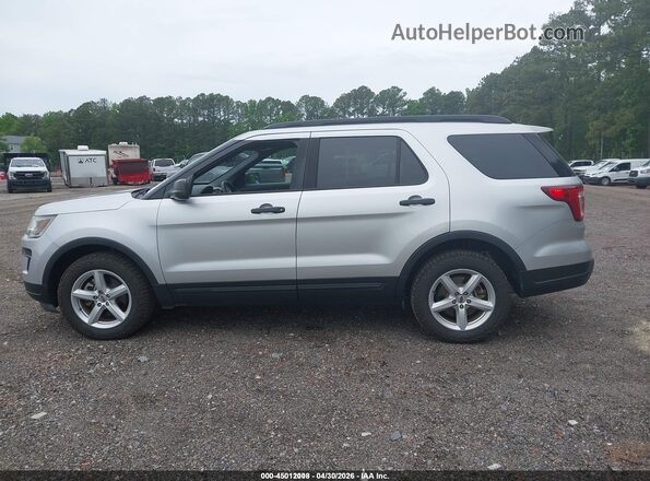 1FM5K8B85JGA59549 2018 FORD EXPLORER Silver Widok wnętrza 360 stopni