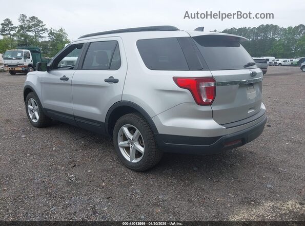 1FM5K8B85JGA59549 2018 FORD EXPLORER Silver Tył lewy