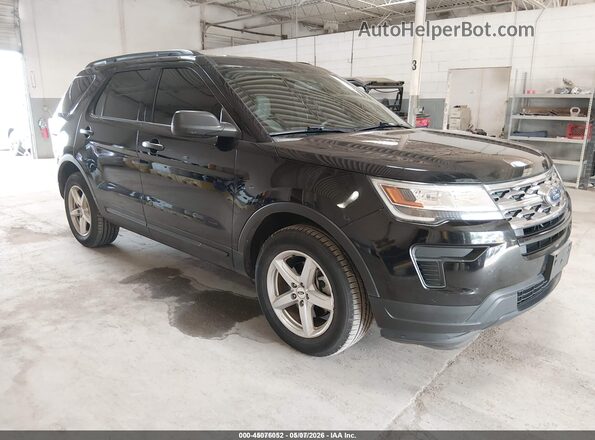 1FM5K8B85KGA33048 2019 FORD EXPLORER Черный Передняя правая четверть